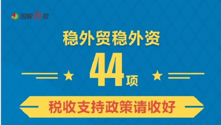 一图了解：44项稳外贸稳外资税收支持政策